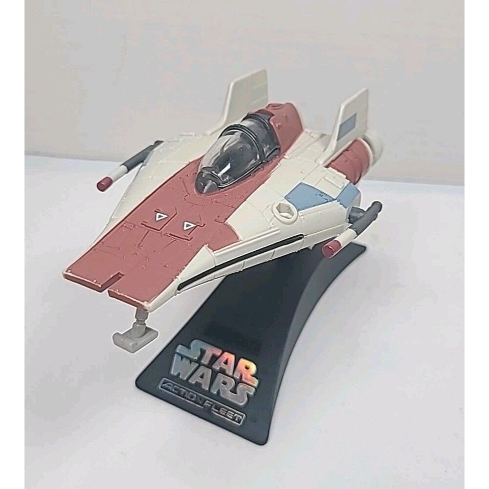 Star Wars Action Fleet A-WING STARFIGHTER with Flight Stand 1995